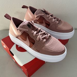 New Nike Women’s Court Vision Alta TXT Sneakers. Basketball CW6536-600 Rust Pink